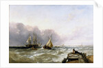 Shipping Off the Dutch Coast, c.1830 by William Clarkson Stanfield