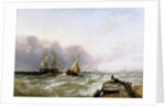 Shipping Off the Dutch Coast, c.1830 by William Clarkson Stanfield
