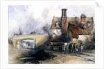 Construction of the Eastern Counties Railway, near Ilford, Essex, 1838 by Thomas Colman Dibdin