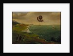 The First Balloon Crossing of the English Channel, 7th January 1785, c.1785 by French School