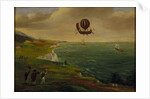 The First Balloon Crossing of the English Channel, 7th January 1785, c.1785 by French School