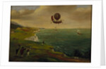 The First Balloon Crossing of the English Channel, 7th January 1785, c.1785 by French School