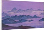 Himalayas. Album leaf, 1934 by Nicholas Roerich