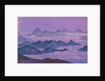 Himalayas. Album leaf, 1934 by Nicholas Roerich