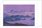 Himalayas. Album leaf, 1934 by Nicholas Roerich