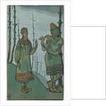 Snegurochka and Lel, costume design for Rimsky-Korsakov's opera 'Snegurochka', 1921 by Nicholas Roerich