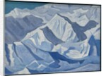 Snowy Ascent, 'Himalayan' series, 1924 by Nicholas Roerich
