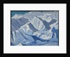 Snowy Ascent, 'Himalayan' series, 1924 by Nicholas Roerich
