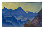 Milarepa, the One Who Harkened, 'Banners of the East' series, 1925 by Nicholas Roerich