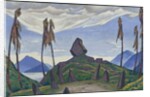 Backdrop for Stravinsky's ballet, 'Le Sacre du Printemps', 1930 by Nicholas Roerich