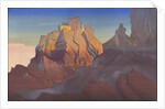 Tibetan Stronghold, 1932 by Nicholas Roerich