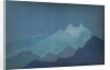 Himalayas, Moonlit Mountains, sketch, 1933 by Nicholas Roerich