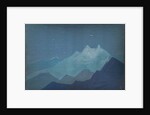 Himalayas, Moonlit Mountains, sketch, 1933 by Nicholas Roerich