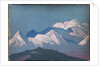 Himalayas, sketch, 1933 by Nicholas Roerich