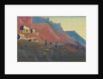 Ladakh, Sunset, 'Holy Mountains' series, 1933 by Nicholas Roerich