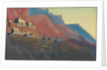 Ladakh, Sunset, 'Holy Mountains' series, 1933 by Nicholas Roerich