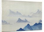 Himalayas, album leaf, 1933/34 by Nicholas Roerich