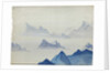 Himalayas, album leaf, 1933/34 by Nicholas Roerich