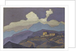 Monastery in Tsang Province, Tibet, 1936 by Nicholas Roerich