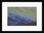 Mountain Range, Approach to Everest, 1936 by Nicholas Roerich