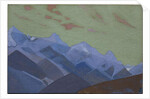 Mountain Range, Approach to Everest, 1936 by Nicholas Roerich
