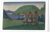 Youths, décor and costume design for Stravinsky's ballet 'Le Sacre du Printemps', 1944 by Nicholas Roerich