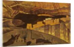White House ruins in Canyon De Chelly, 1921 by Nicholas Roerich
