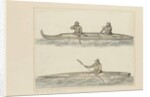 30: Canoes of Oonalashka by John Webber