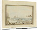 Opp. p. 195. Part of the Reef in Sydney Bay, Norfolk Island, on which the Sirius was wreck'd. 19 March 1790., c.1802 by William Bradley