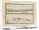Opp. p. 292. `Batavia' and `Onrust in Batavia Bay', c.1802 by William Bradley