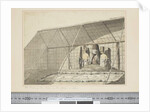 F.18 The Inside of the House, in the Morai, in Atooi, c.1773-84 by John Webber