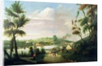 A direct north general view of Sydney Cove, 1794 by Thomas Watling