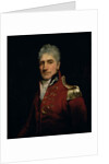 Possibly a portrait of Major General Lachlan Macquarie, Governor of New South Wales 1809-21, the 'Father of Australia', c.1805 by John Opie