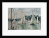 Racing Yachts on the Seine by Jacques-Emile Blanche