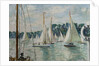 Racing Yachts on the Seine by Jacques-Emile Blanche