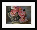 Striped Roses in a Ship Mug by John Henry Lorimer