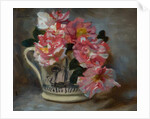 Striped Roses in a Ship Mug by John Henry Lorimer