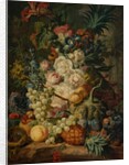 Still life with fruit and flowers by Jan van Os