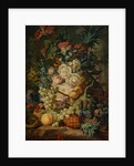 Still life with fruit and flowers by Jan van Os