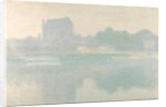 The Church of Vernon, Brouillard, 1894 by Claude Monet
