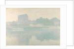 The Church of Vernon, Brouillard, 1894 by Claude Monet