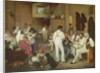 Danish artists at the Osteria la Gonsola, Rome, 1837 by Ditlev Conrad Blunck