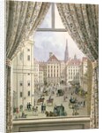 View of the Freyung, Vienna, 1825 by Friedrich Wigand