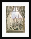 View of the Freyung, Vienna, 1825 by Friedrich Wigand