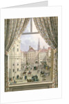View of the Freyung, Vienna, 1825 by Friedrich Wigand