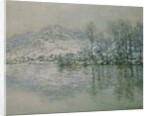 The Seine at Port Villez in Winter, 1885 by Claude Monet