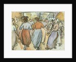 The Round, c.1884 by Camille Pissarro