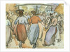The Round, c.1884 by Camille Pissarro