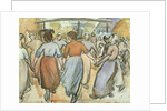The Round, c.1884 by Camille Pissarro