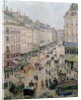 Rue Saint-Lazare, Paris, Bright Weather, 1893 by Camille Pissarro
